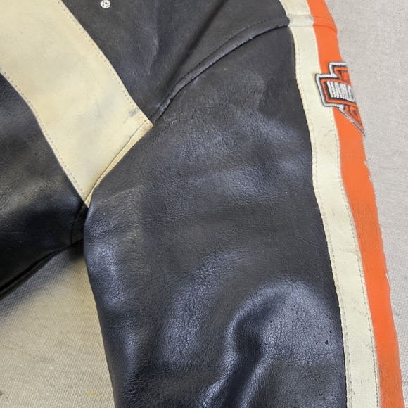 Vintage 90s Kids Harley Davidson Faux Leather Jacket Size 4t - Picture 9 of 11